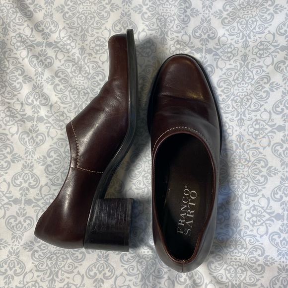 Franco Sarto Slip-On Loafers with Chunky Heel - Picture 2 of 16